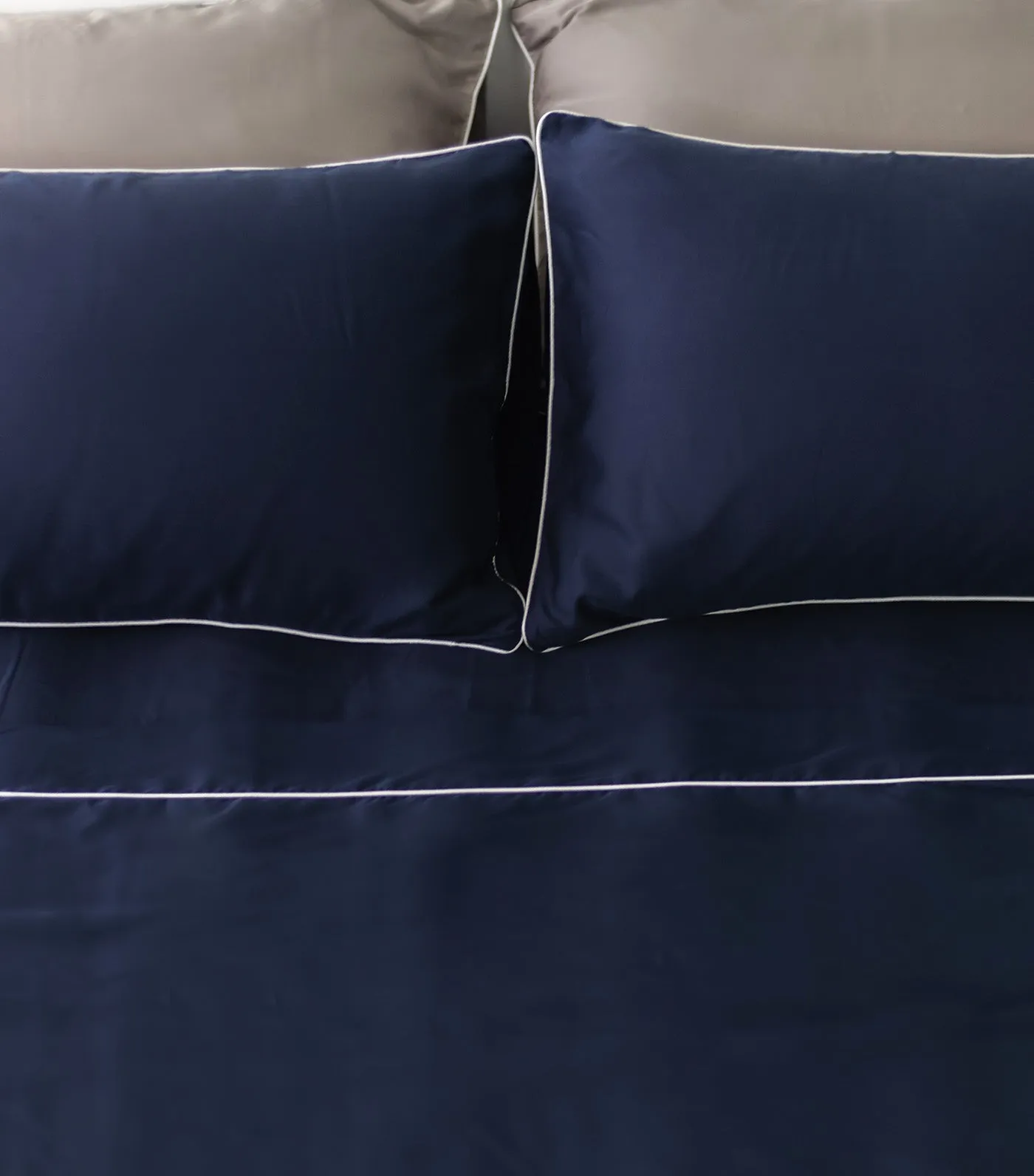 100% Organic Bamboo Lyocell Flat Sheet Navy