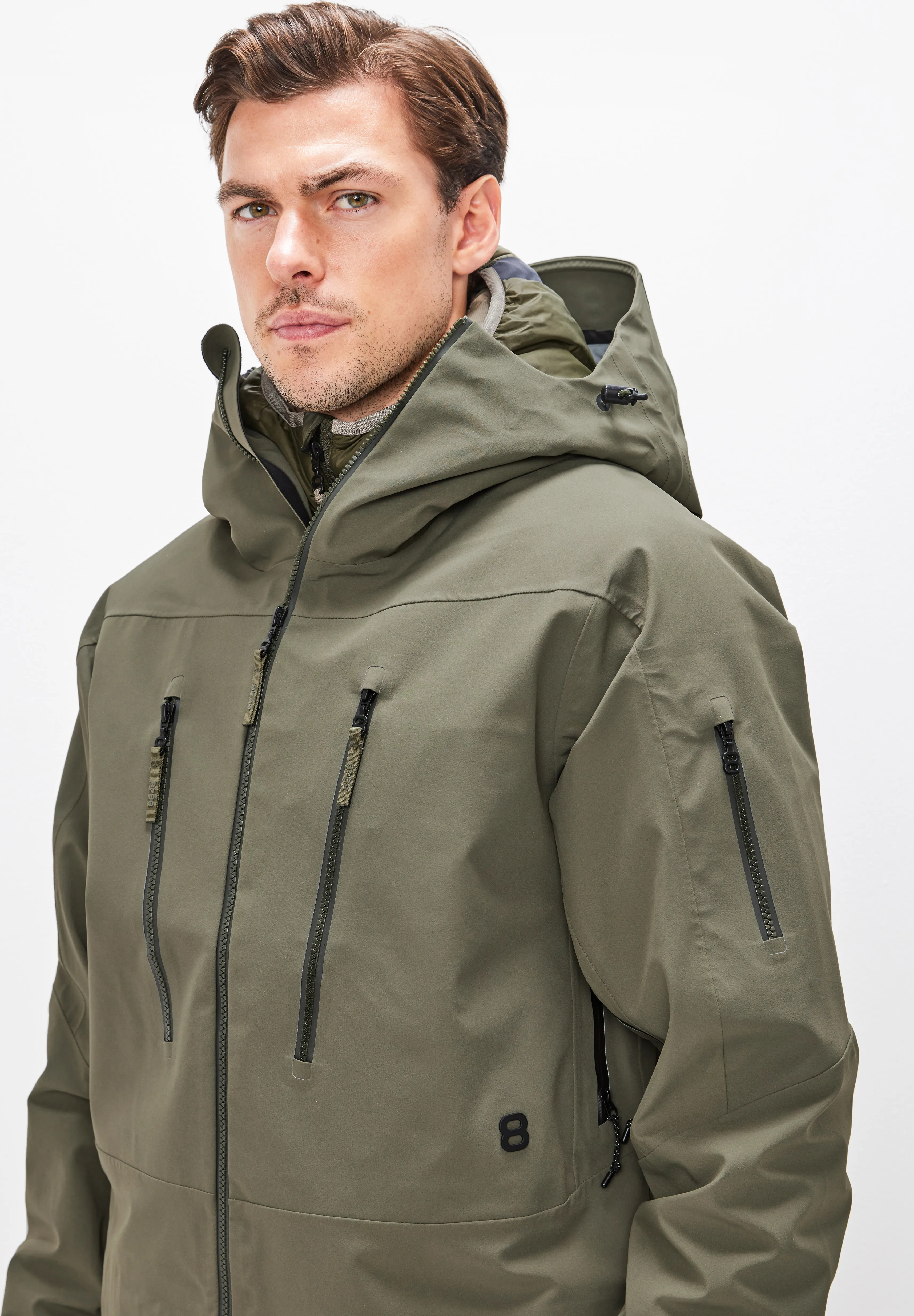 8848 Altitude Men's Gansu 4.0 Shell Jacket Army Green | Buy 8848 Altitude Men's Gansu 4.0 Shell Jacket Army Green here