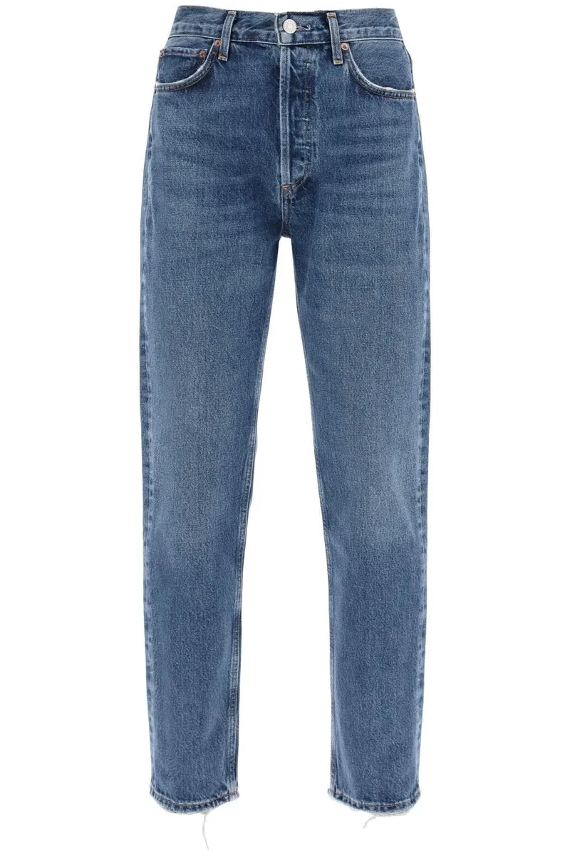 AGOLDE    Agolde Straight Leg Jeans From The 90's With High Waist