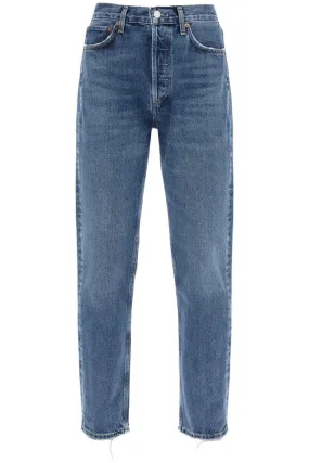 AGOLDE    Agolde Straight Leg Jeans From The 90's With High Waist