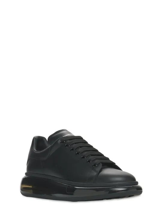 Alexander McQueen   45mm Oversized leather sneakers 