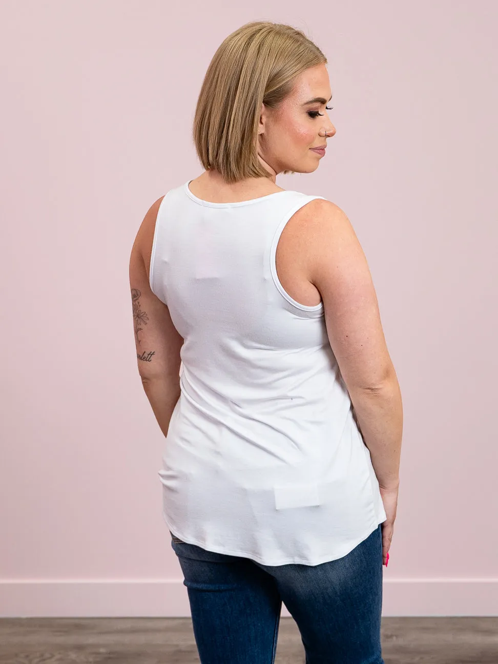 Amelia Tank | White