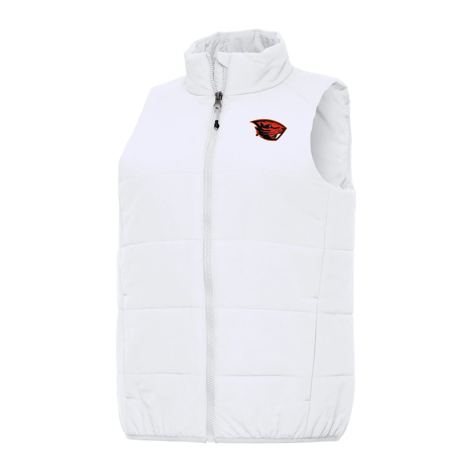 Antigua Oregon State Beavers Women's White Experience Full-Zip Vest