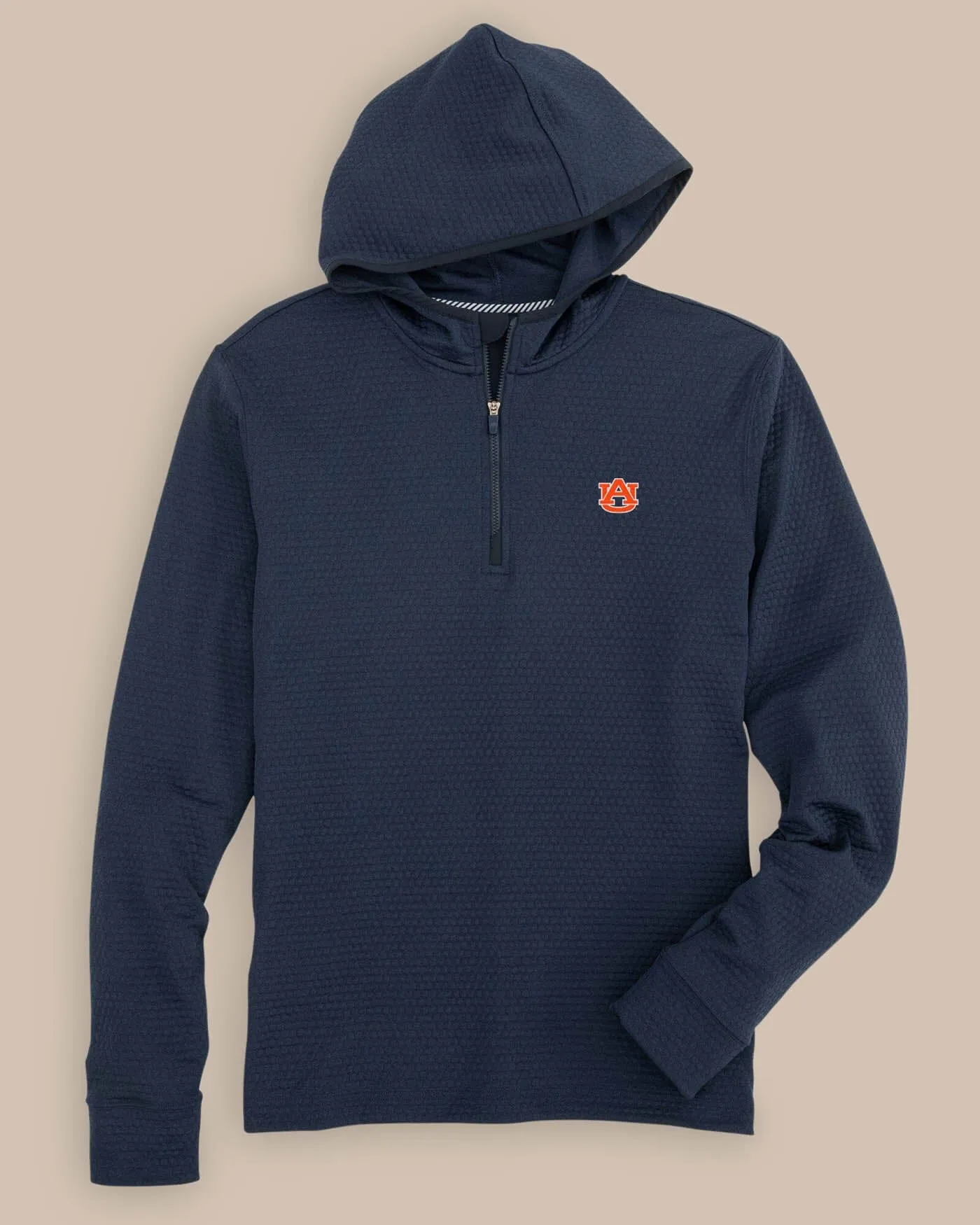 Auburn Tigers Scuttle Heather Quarter Zip Hoodie