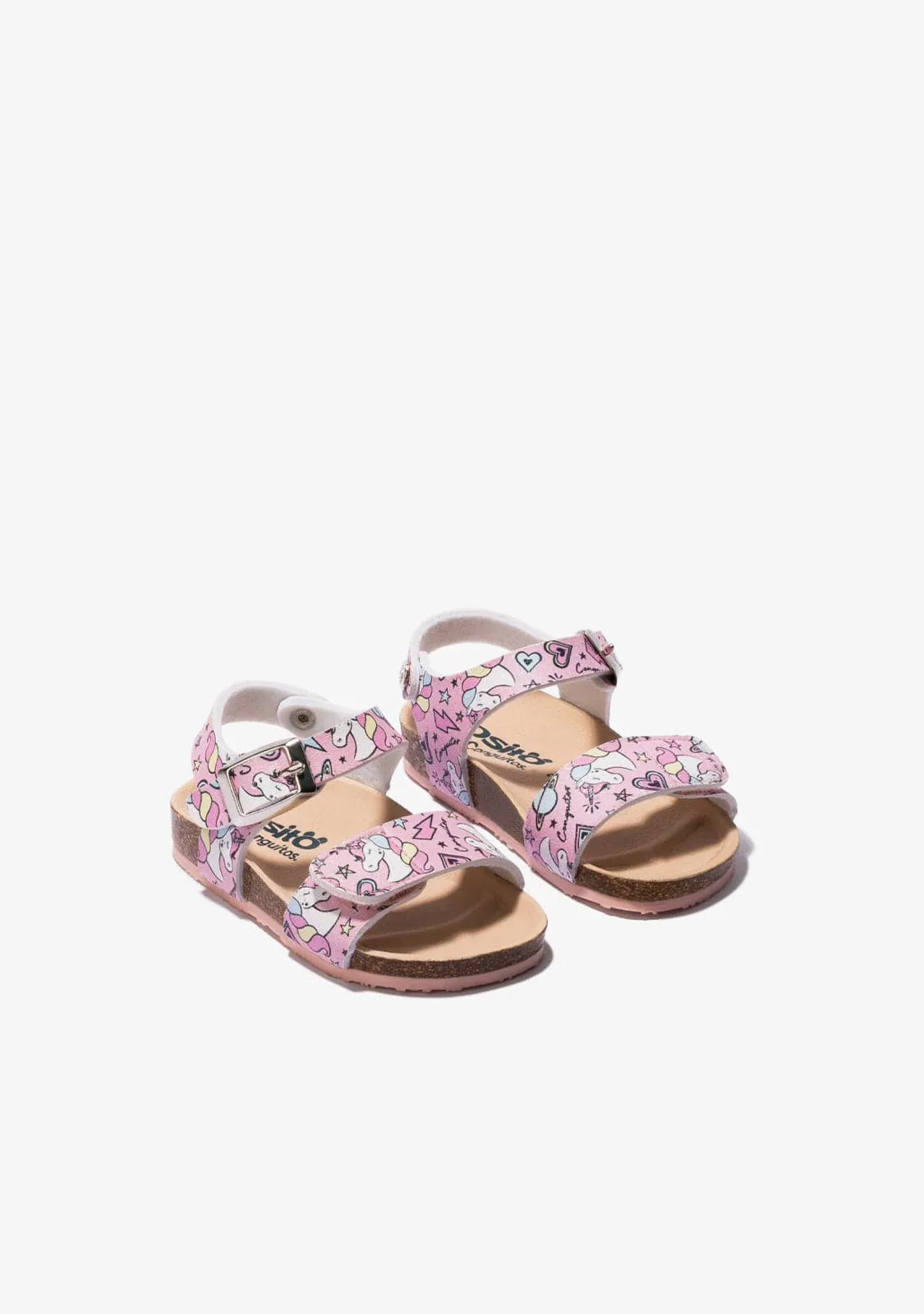 Baby's Pink Bio Unicorn Sandals