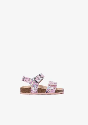 Baby's Pink Bio Unicorn Sandals