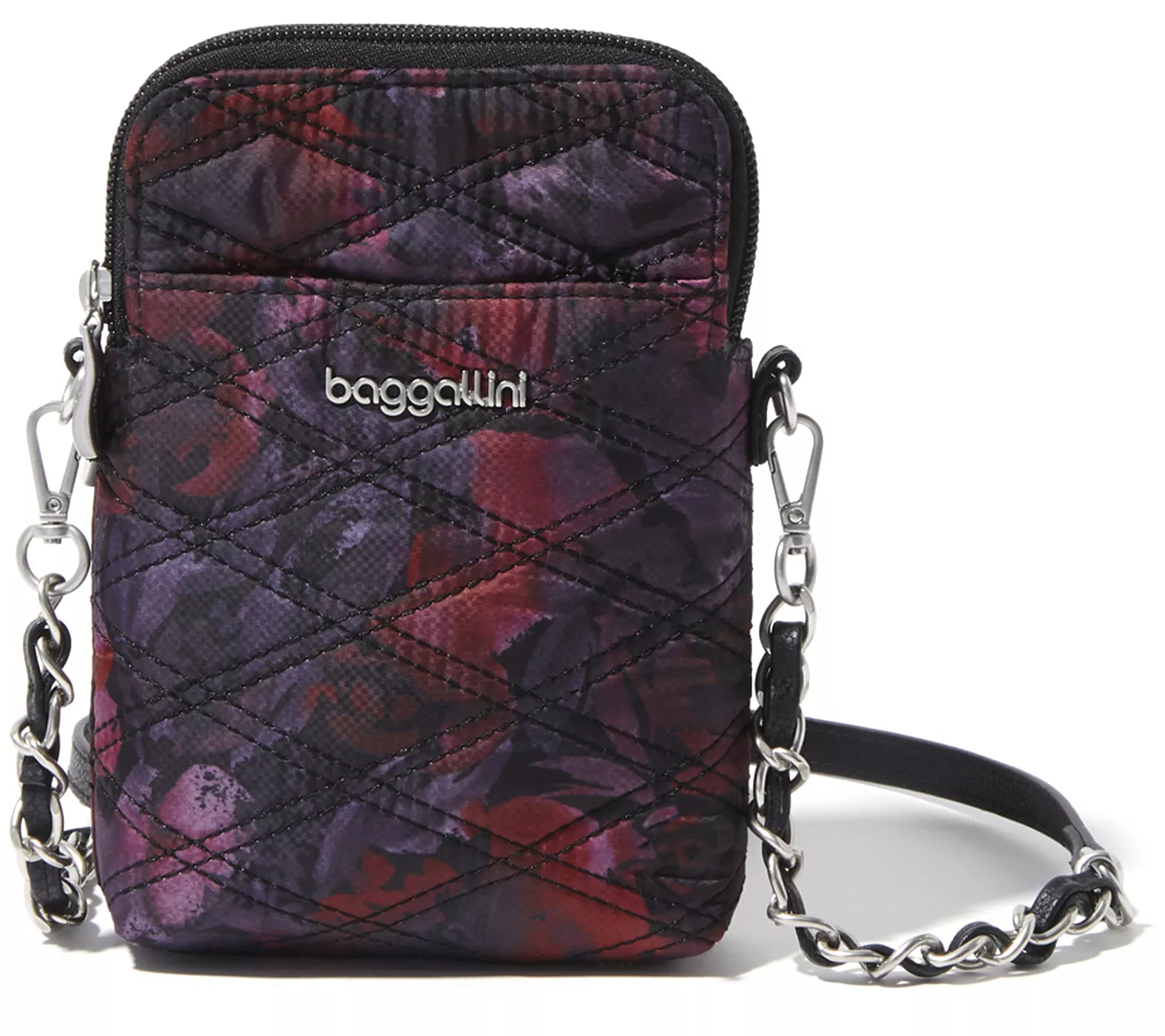 Baggallini Quilted Take Two Bryant Crossbody w/ Chain Strap