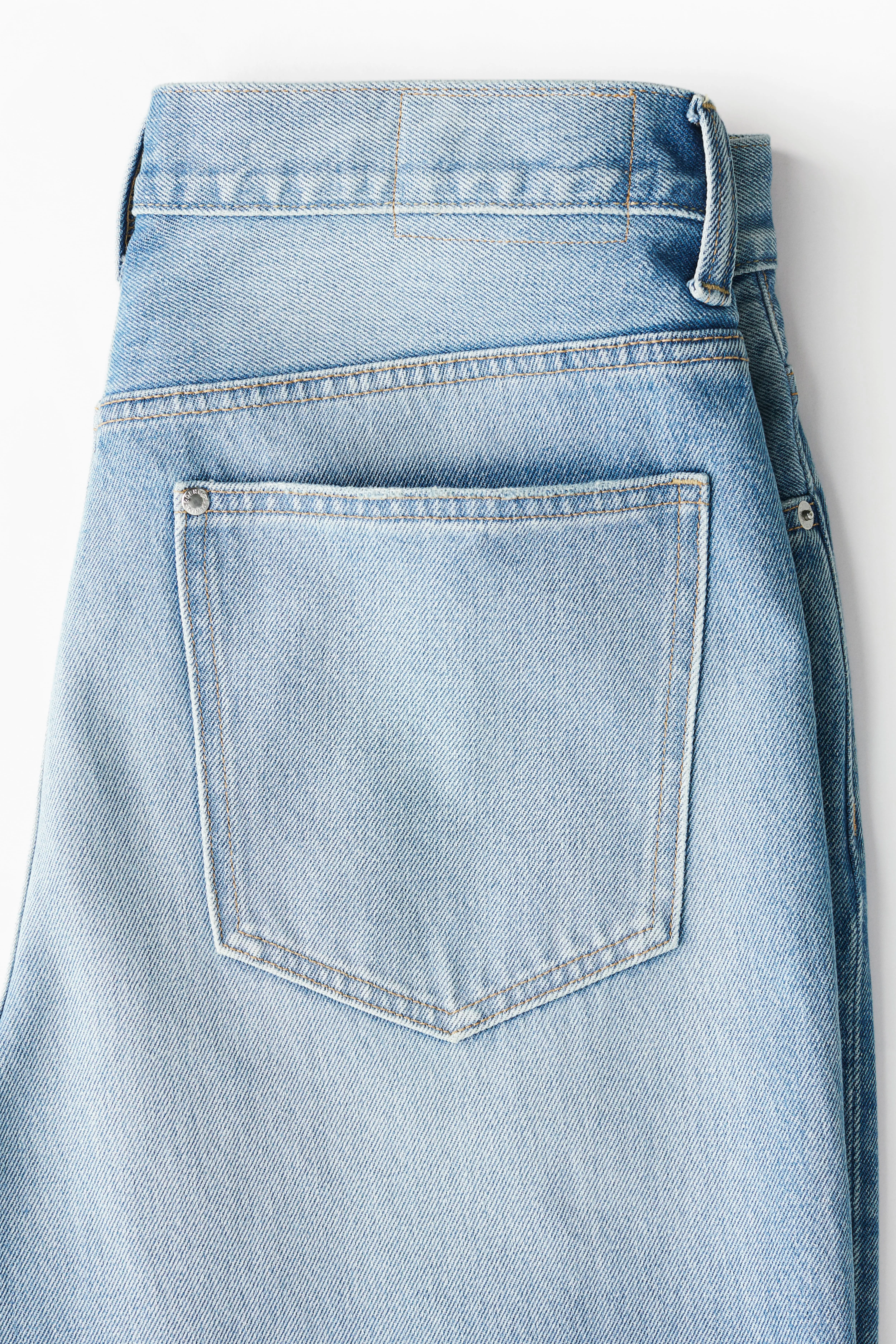 Baggy Jeans - Regular waist - Long - Denim blue - Men | H&M GB