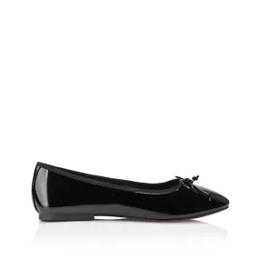 Ballerina Ballet Flats - Black Patent