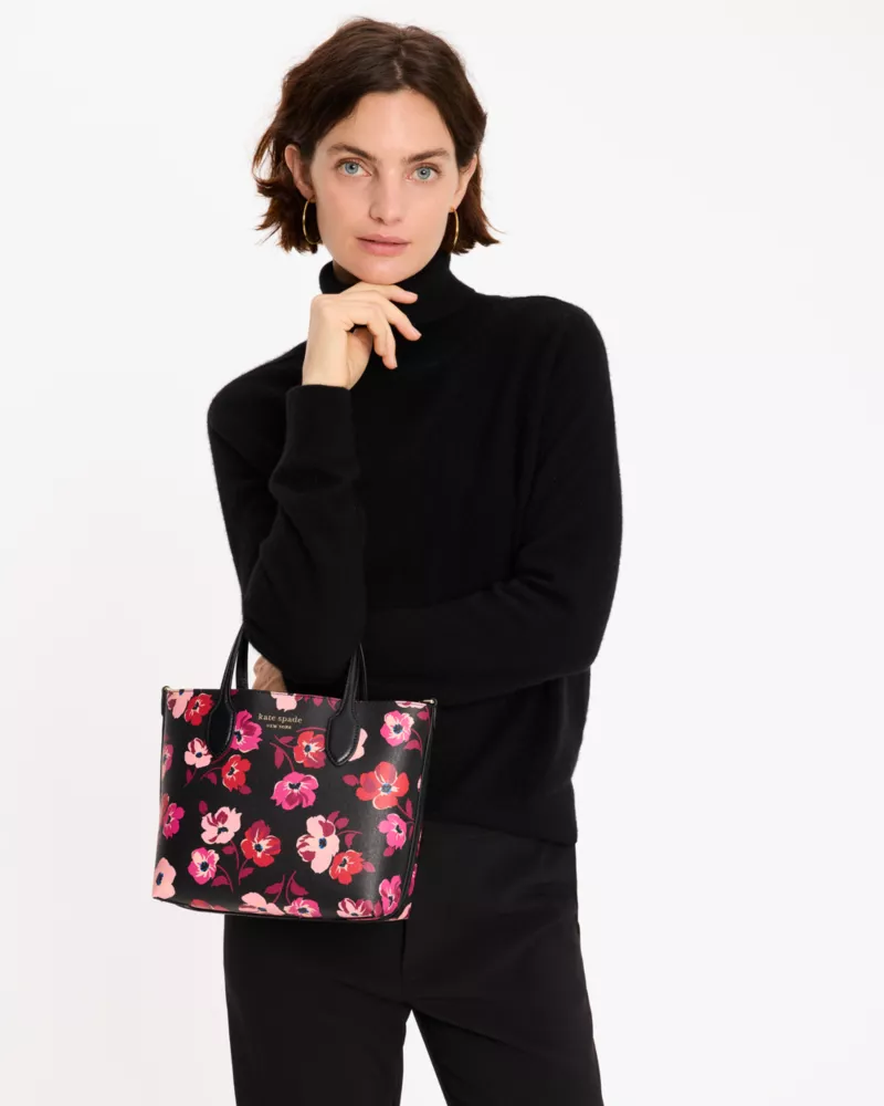 Bleecker Fall Poppies Medium Crossbody Tote | Kate Spade GB