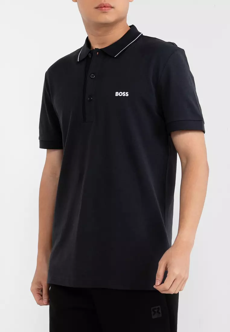 BOSS Cotton-Pique Polo Shirt