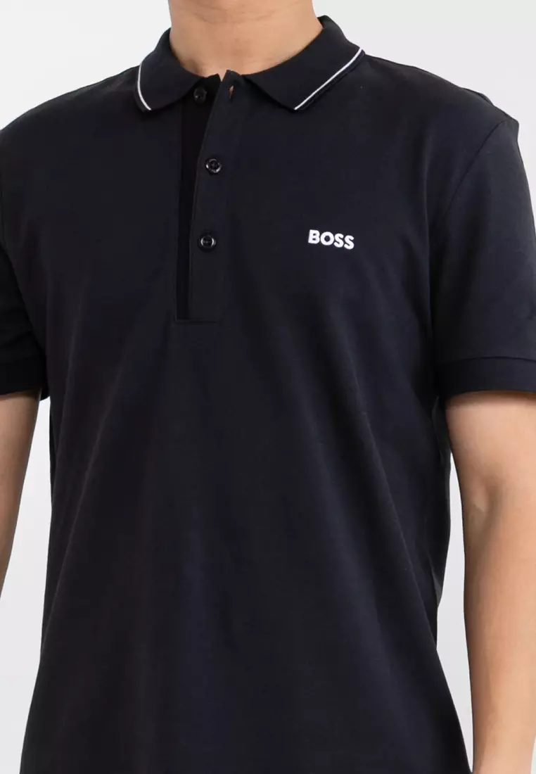 BOSS Cotton-Pique Polo Shirt