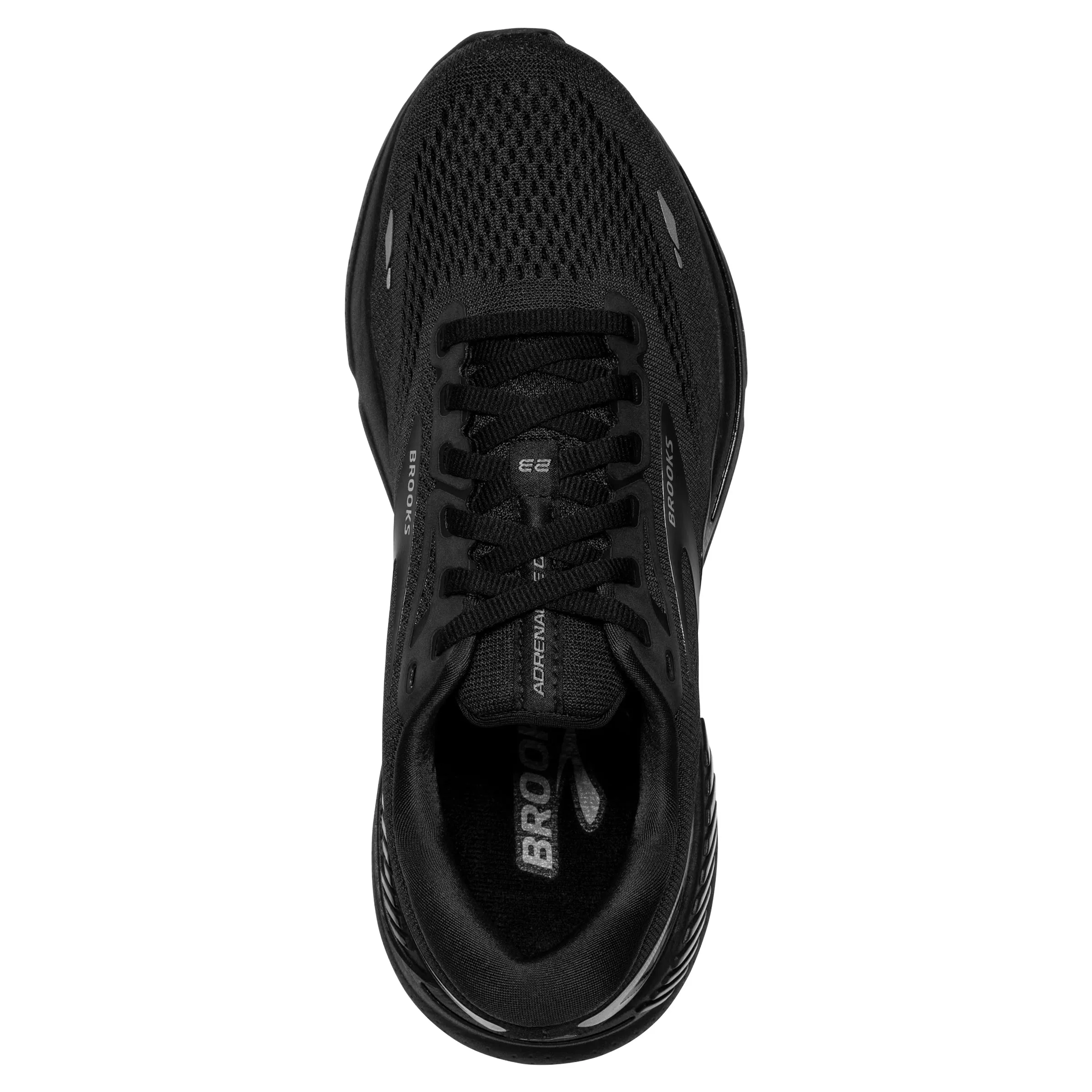 Brooks Men's Adrenaline GTS 23 Wide Fit Running Shoes Black / Black / Ebony