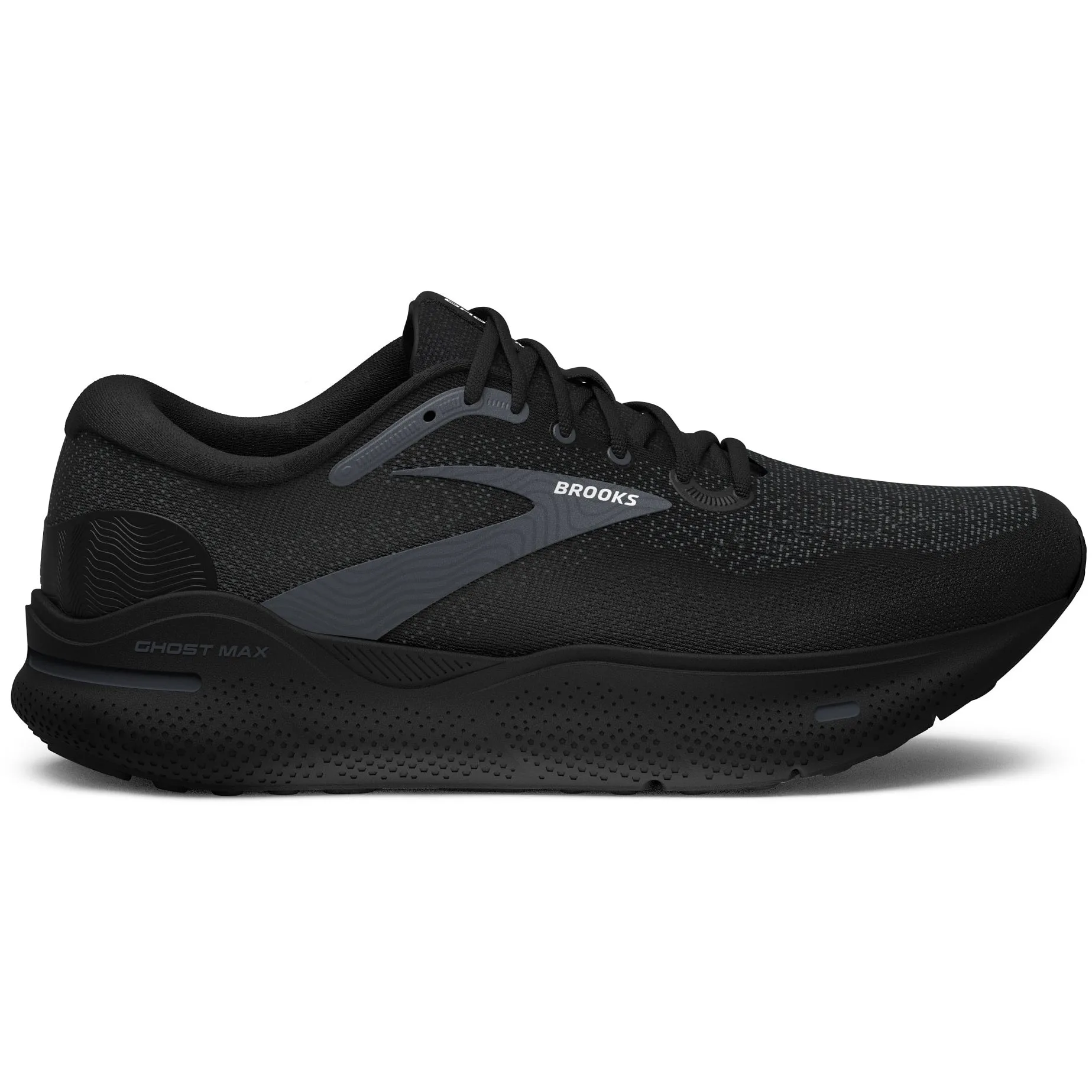 Brooks Men's Ghost Max Running Shoes Black / Black / Ebony