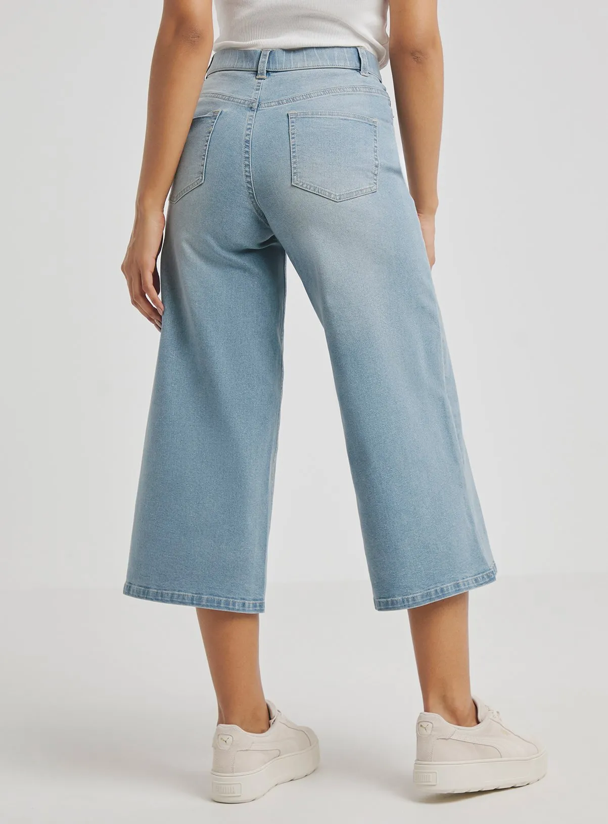 Buy SIMPLY BE 24/7 Cropped Wide Leg Jean 18 | Jeans | Tu