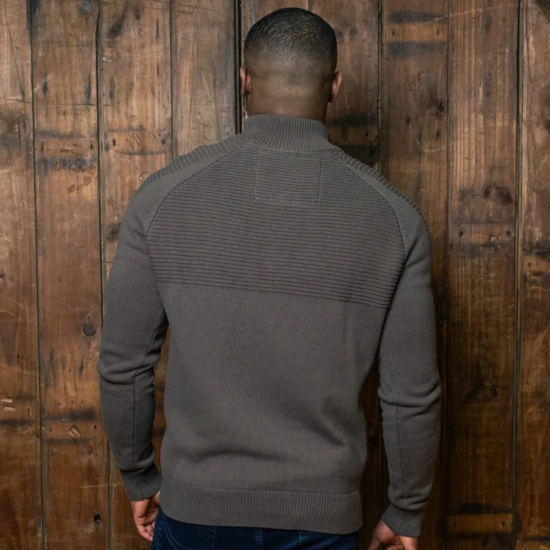 Ceres Quarter Zip Pullover Knit Fatigue