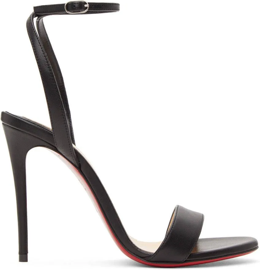 Christian Louboutin Black Loubigirl 100 Heeled Sandals