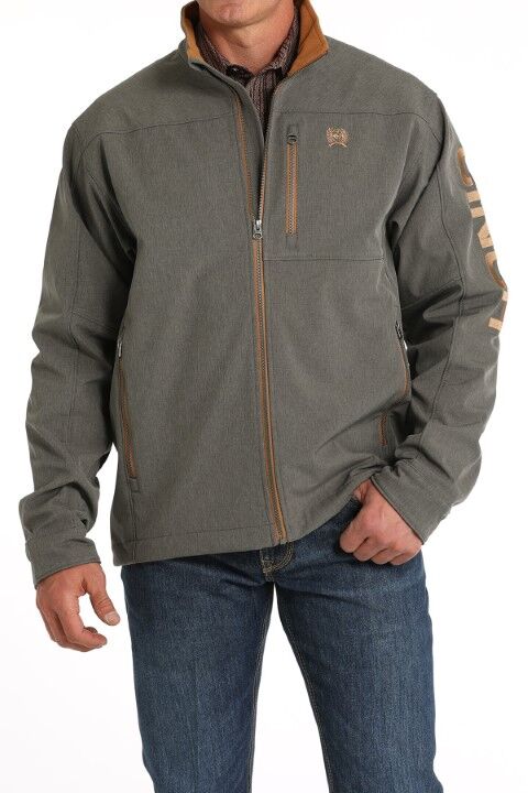 Cinch Men's Match Boys Bonded Jacket in Charcoal