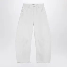 Citizens Of Humanity    Citizens Of Humanity White Cotton Horseshoe Wide Jeans