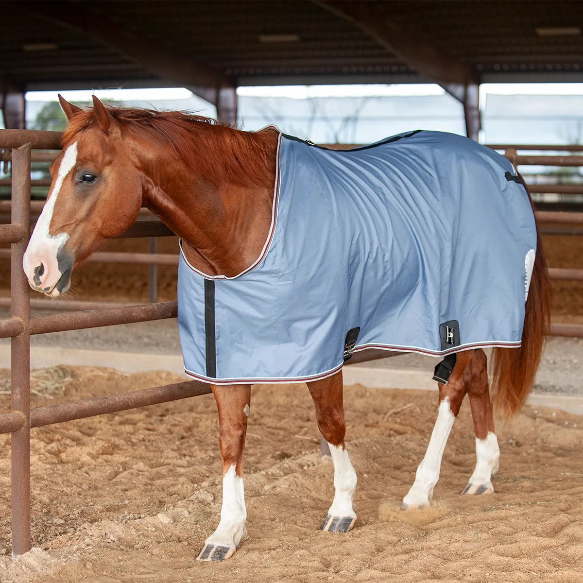 Classic Equine Closed Front Stable Sheet-Flint