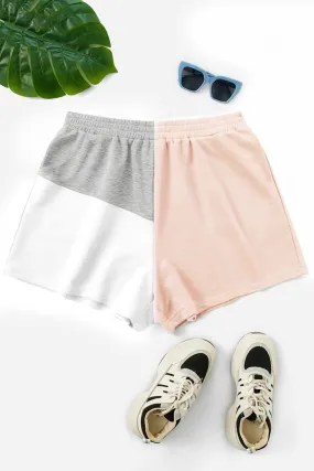 Colorblocked Women Shorts