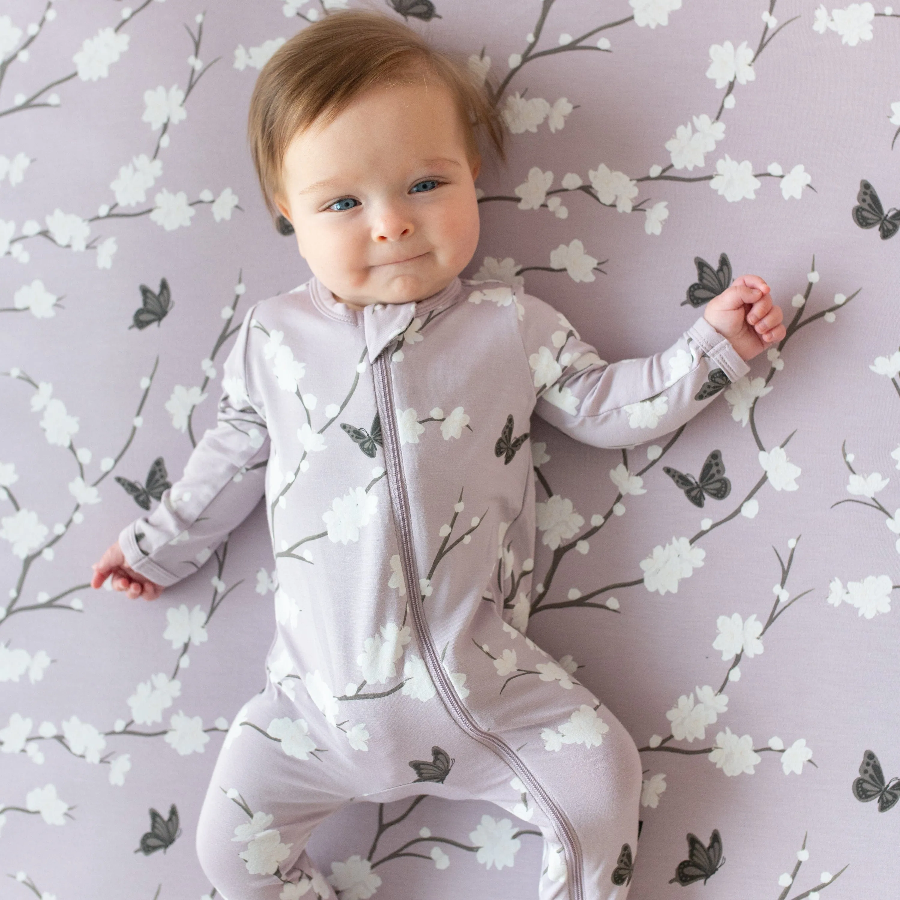 Crib Sheet in Cherry Blossom