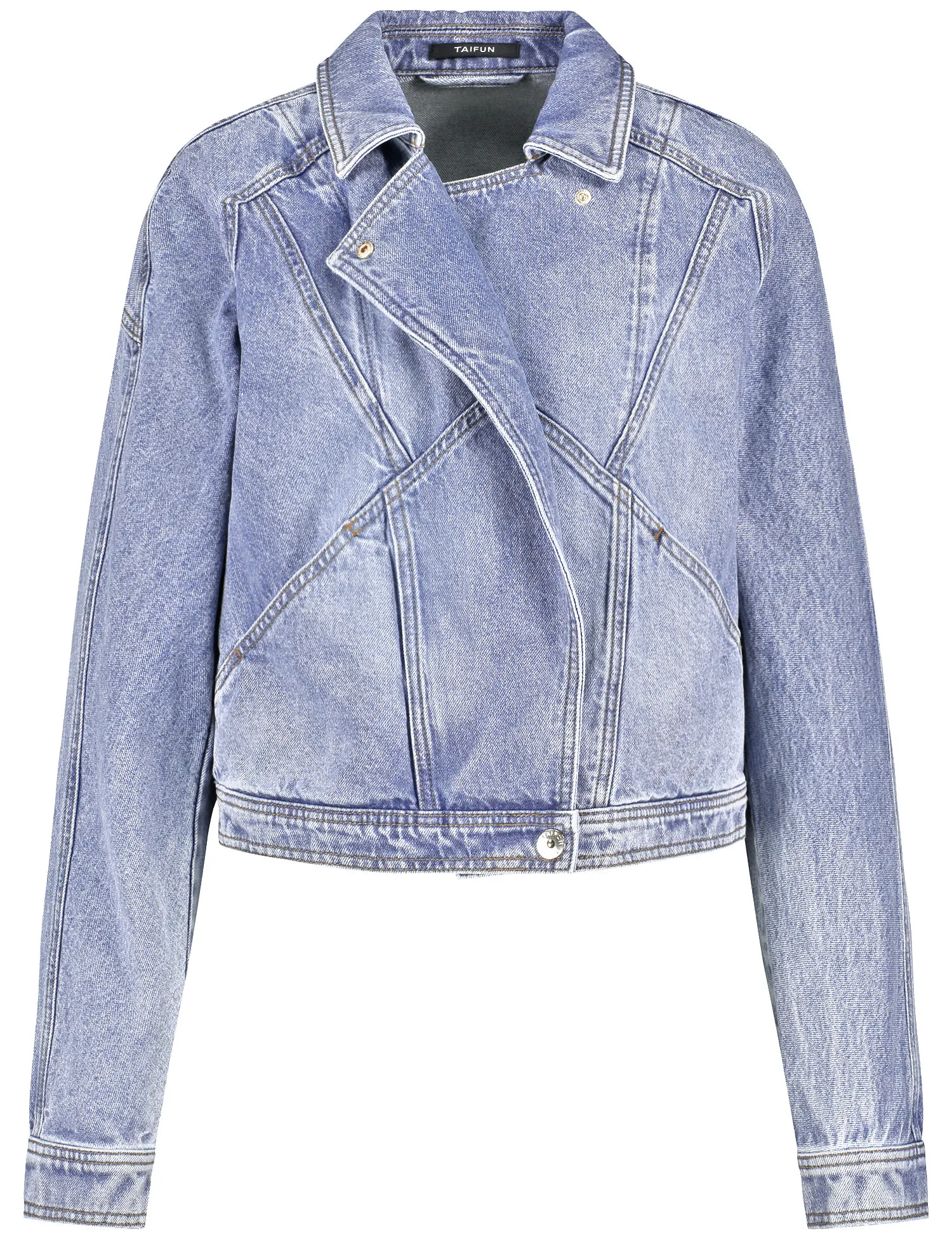 Denim biker jacket