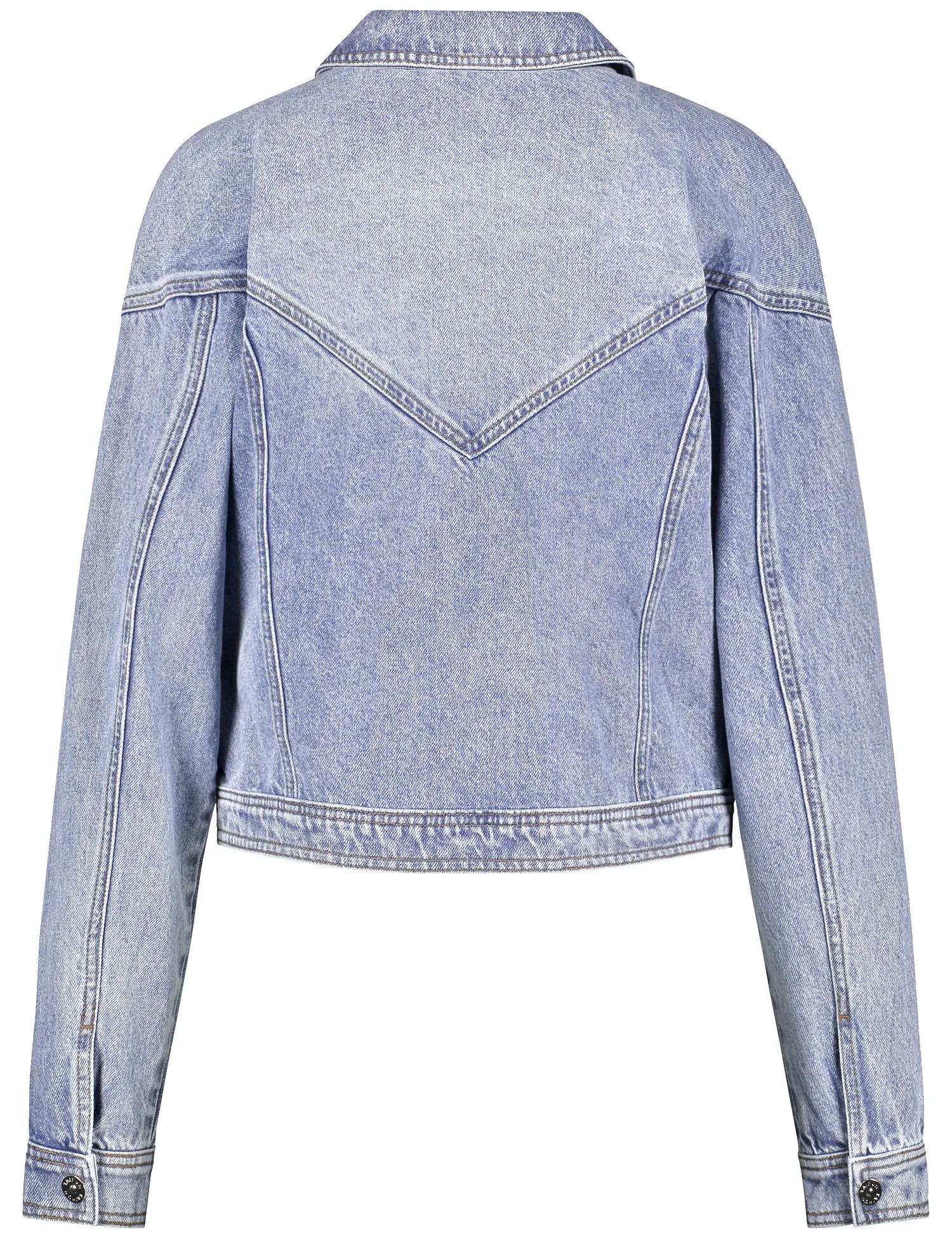 Denim biker jacket