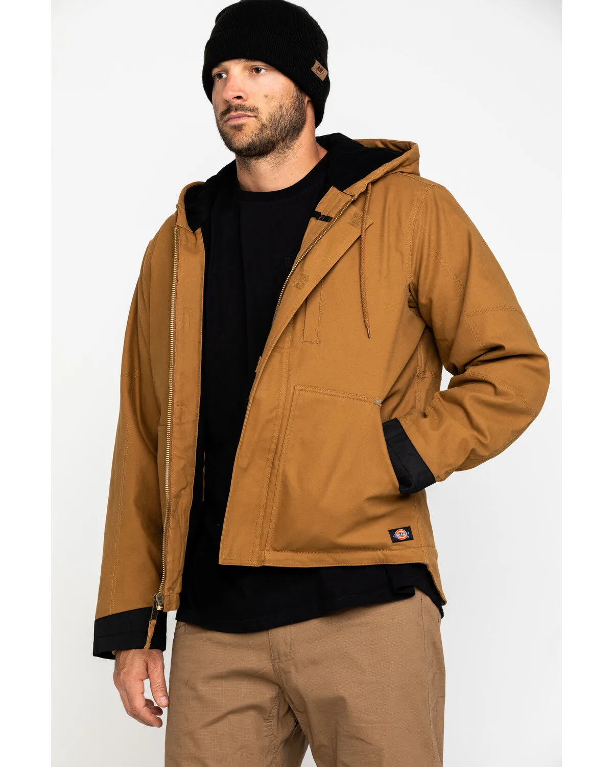 Dickies Men's Flex Sanded Duck Mobilty Work Jacket