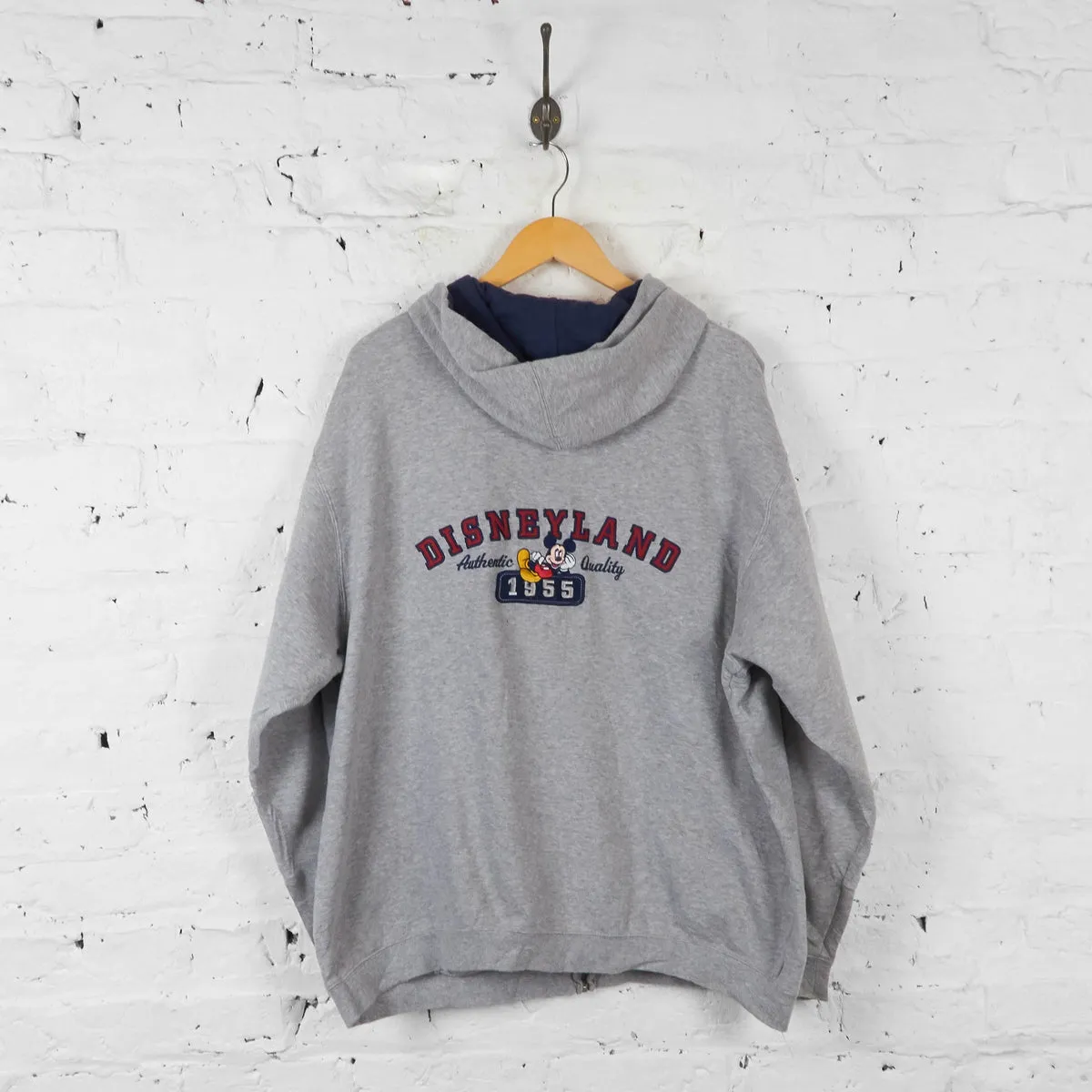 Disneyland Full Zip Hoodie - Grey - XL