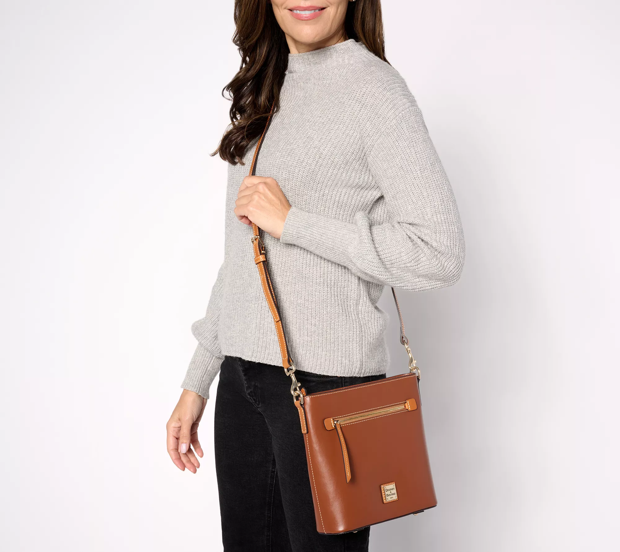 Dooney & Bourke Wexford Leather Zip Crossbody