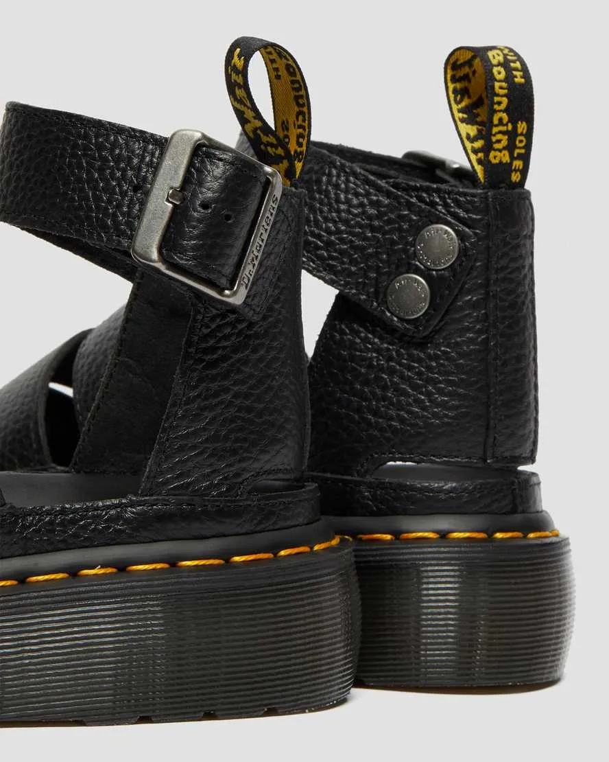 DR MARTENS CLARISSA II QUAD - BLACK MILLED NAPPA