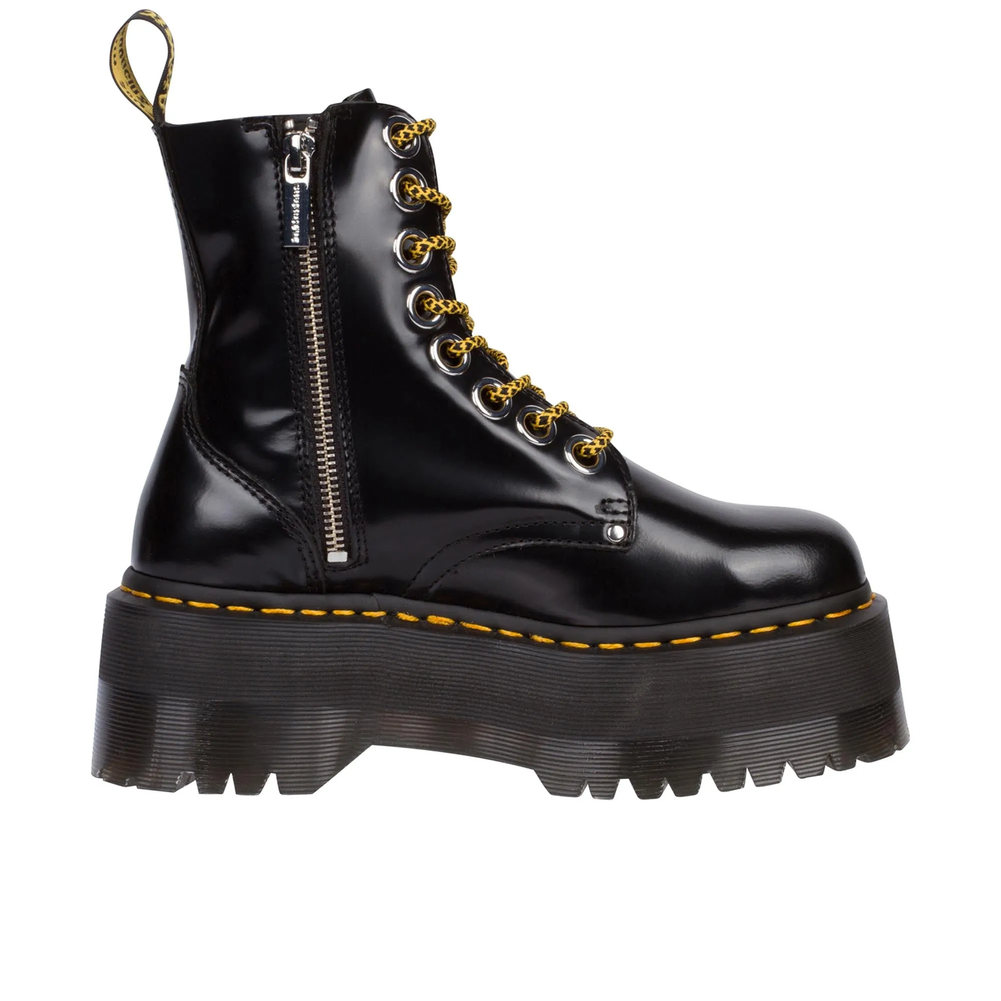 Dr Martens Womens Jadon Max Black Buttero