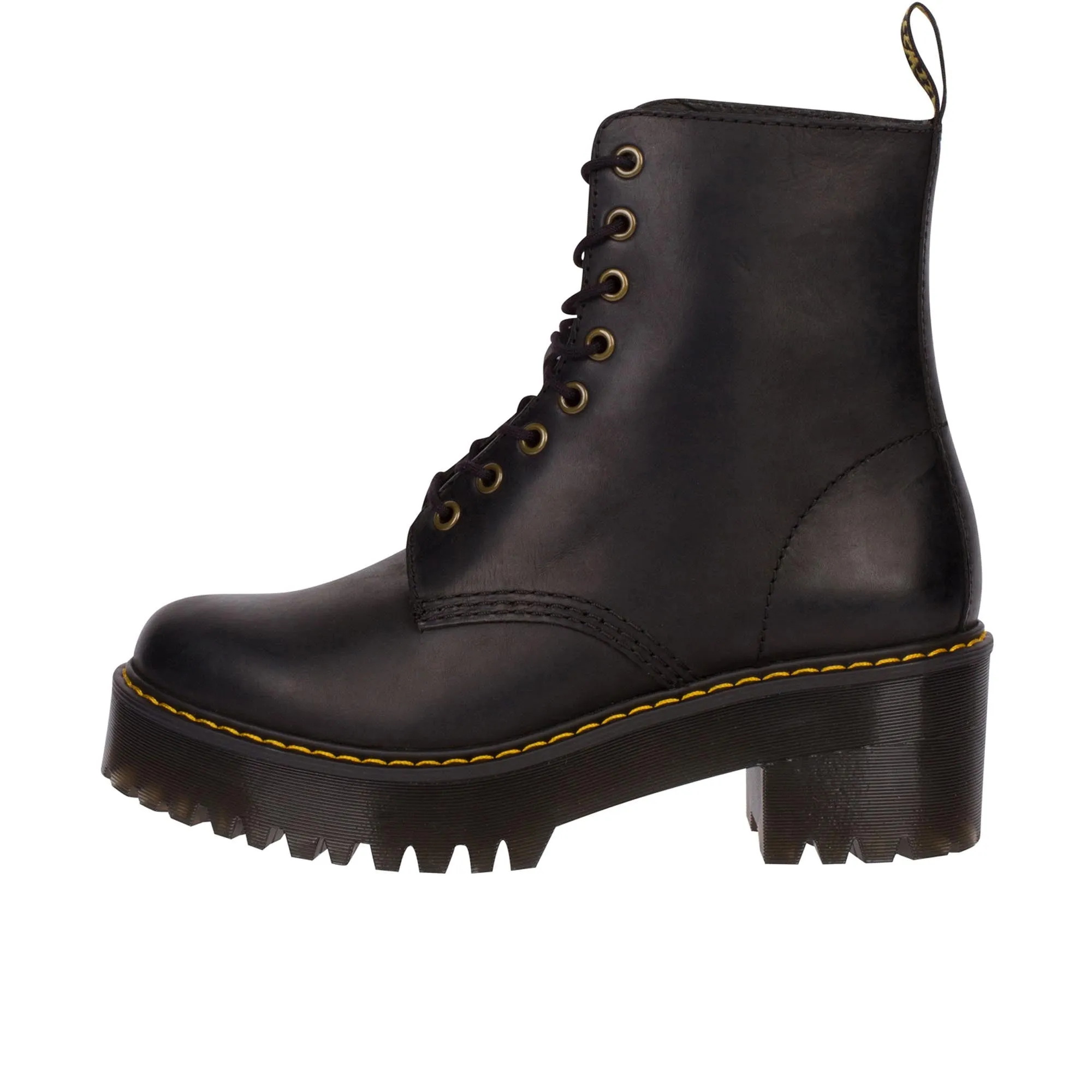 Dr Martens Womens Shiver Hi Brushed Wyoming Black