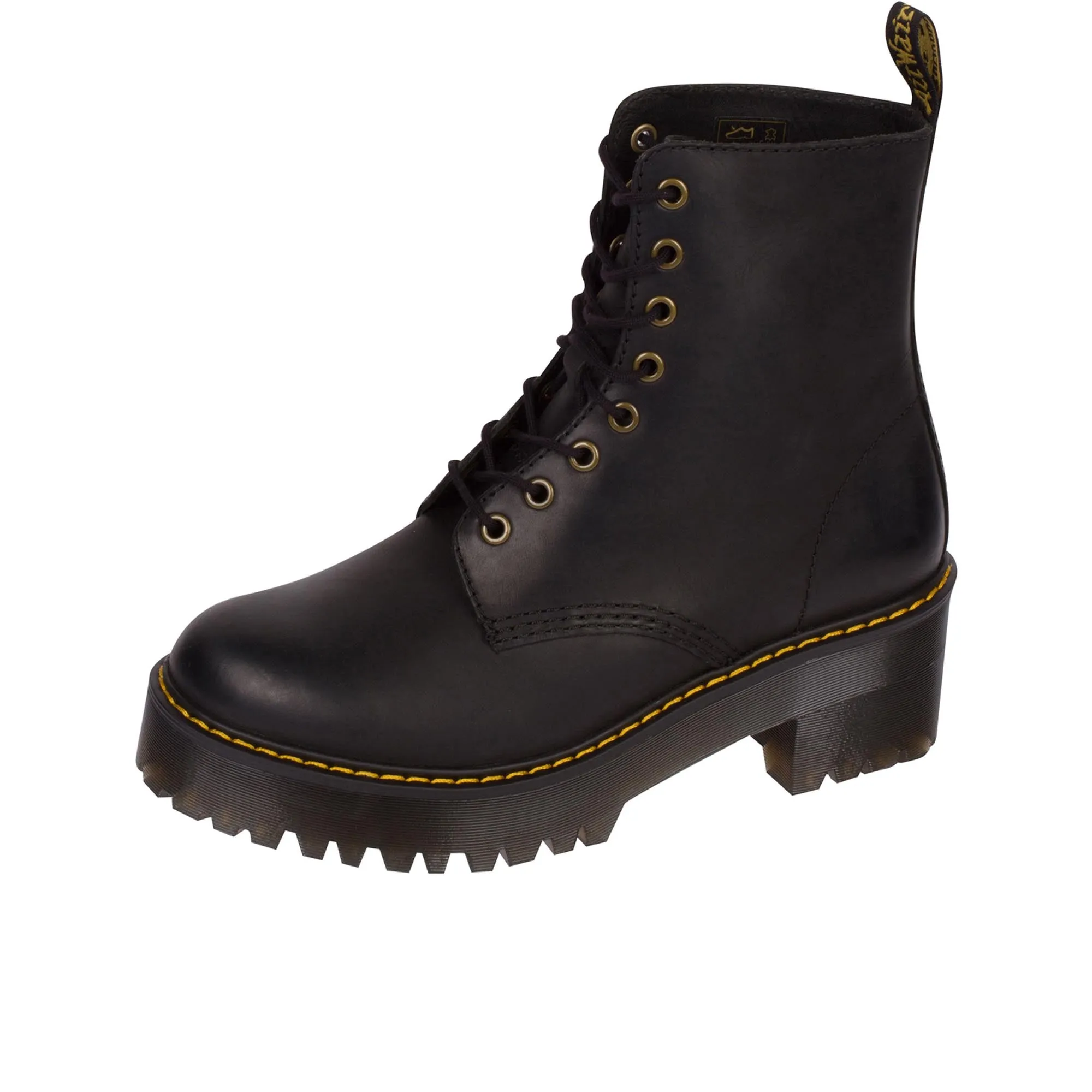 Dr Martens Womens Shiver Hi Brushed Wyoming Black