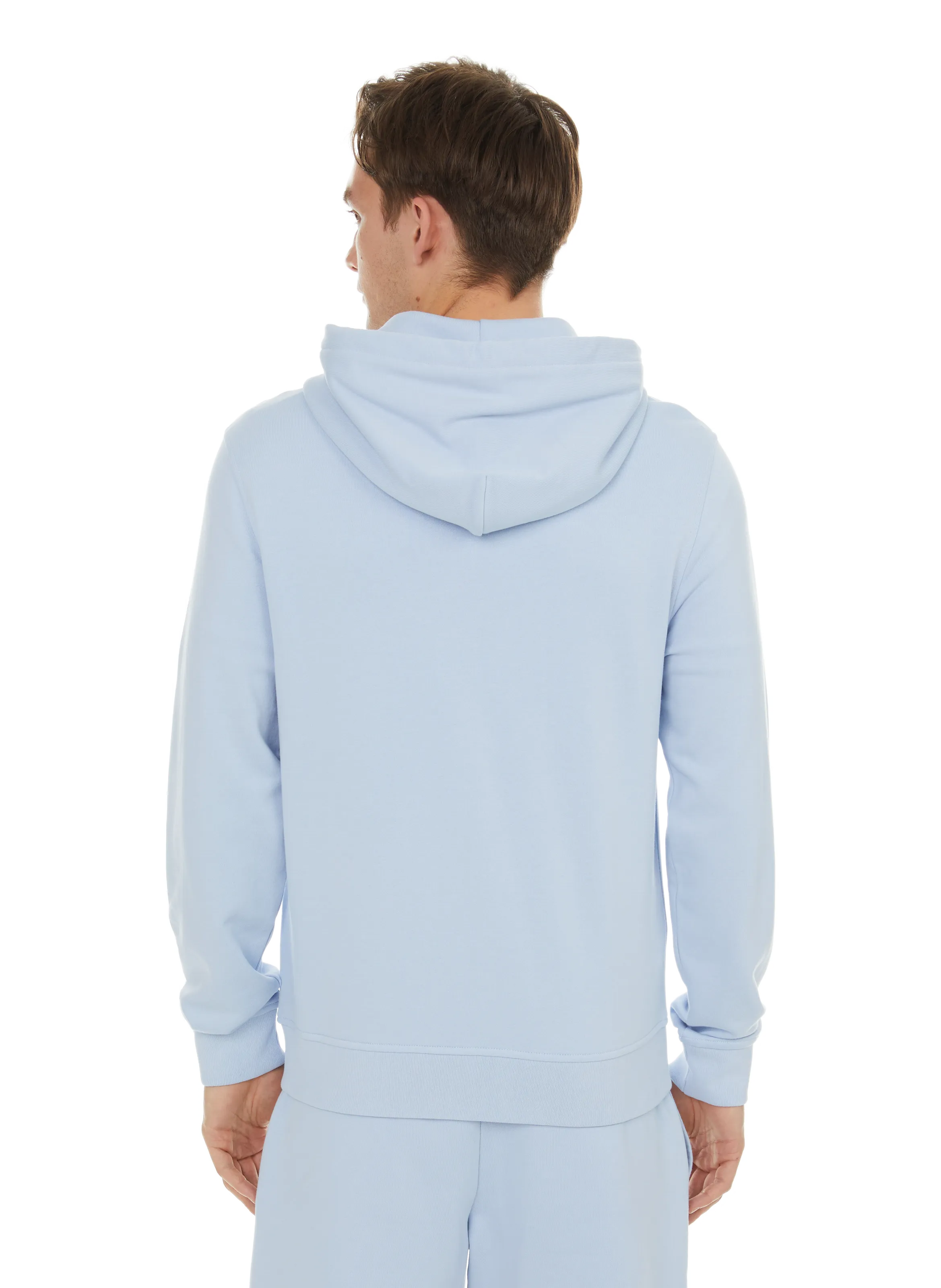 Eden park  Cotton zip-up hoodie  - Blue