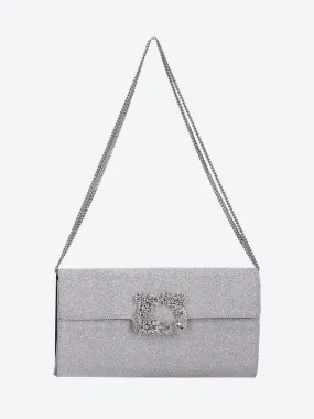 Envelope flap shoulder bag