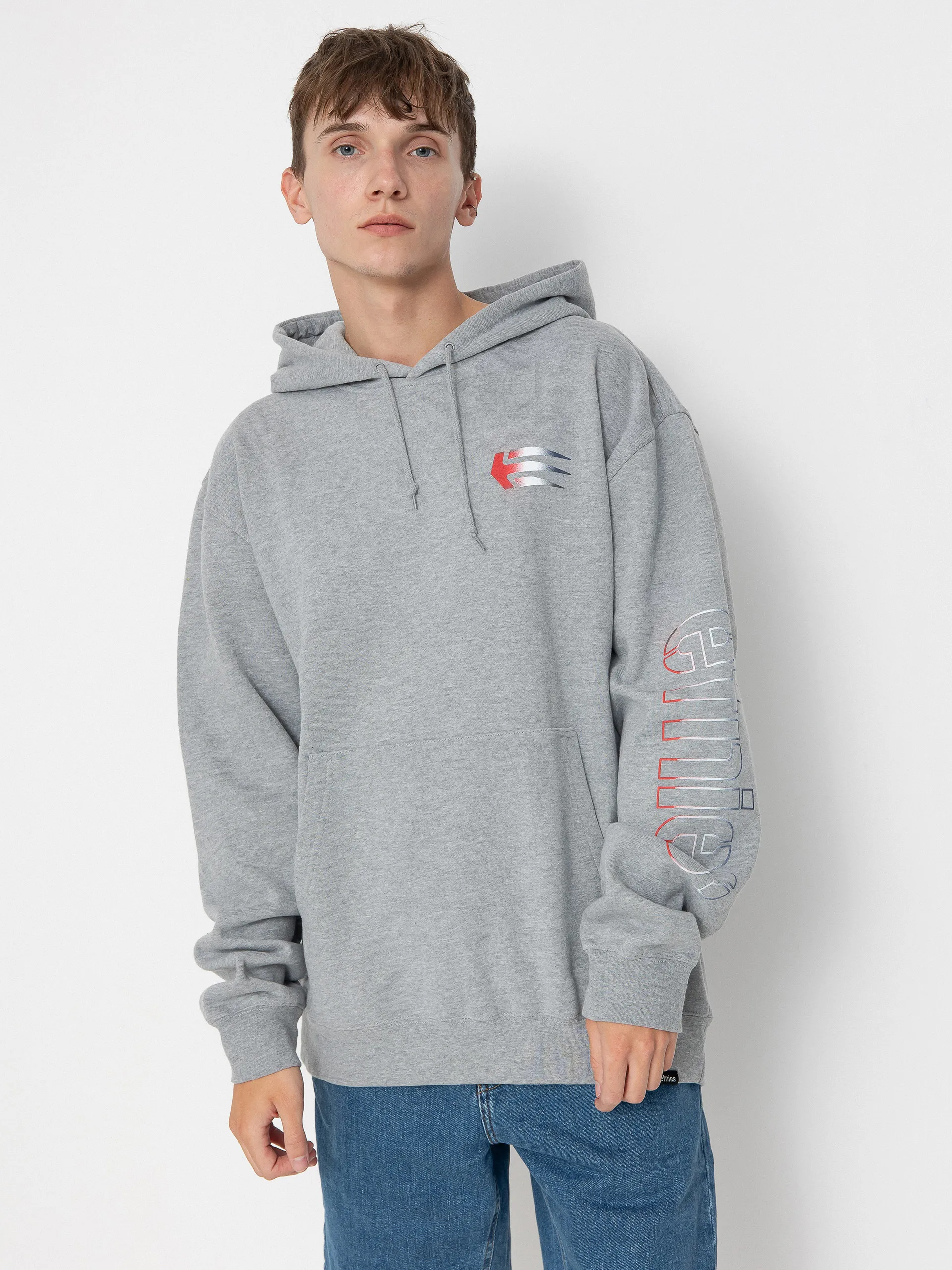 Etnies Joslin HD Hoodie (grey/red/white)