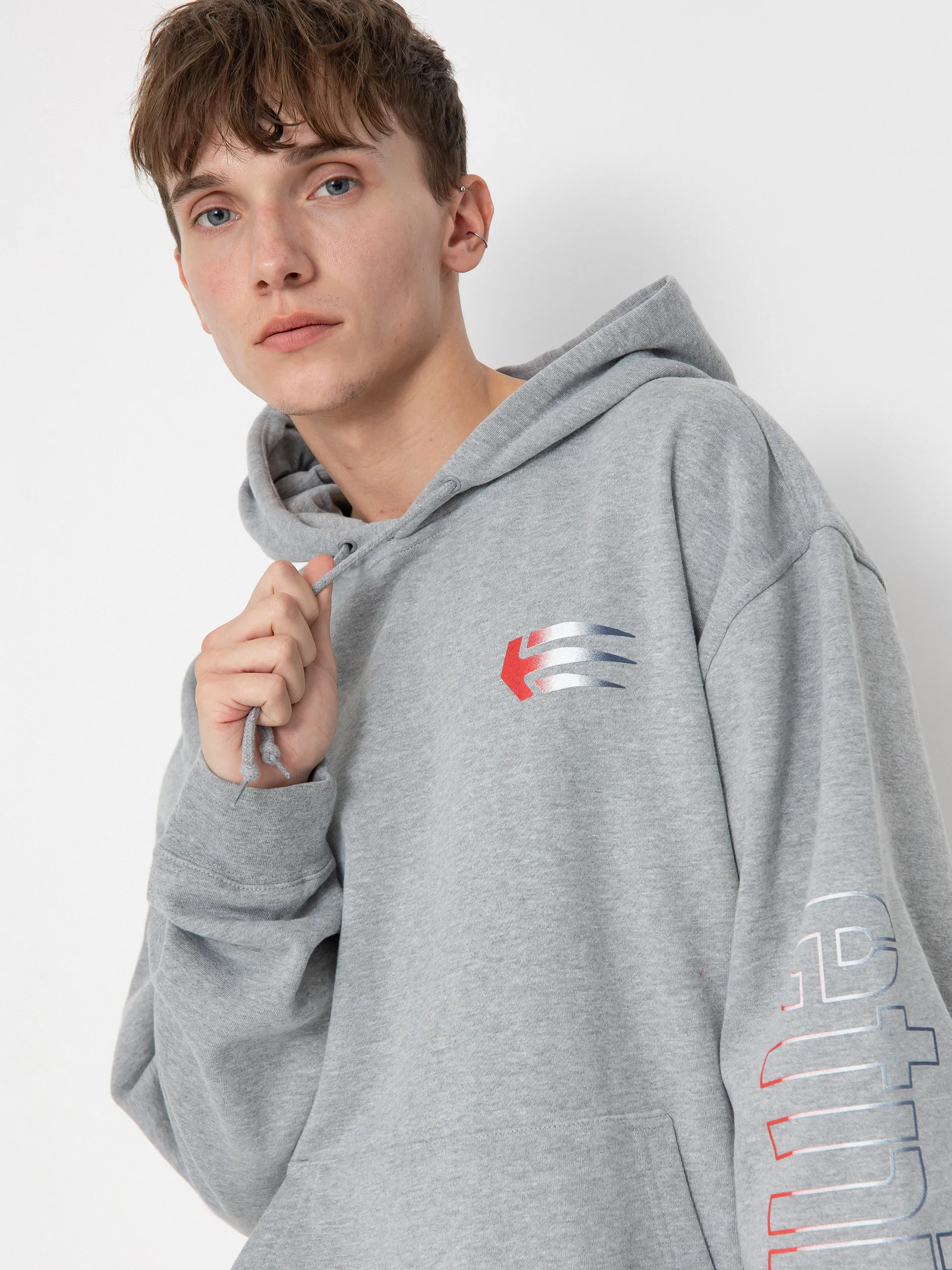 Etnies Joslin HD Hoodie (grey/red/white)