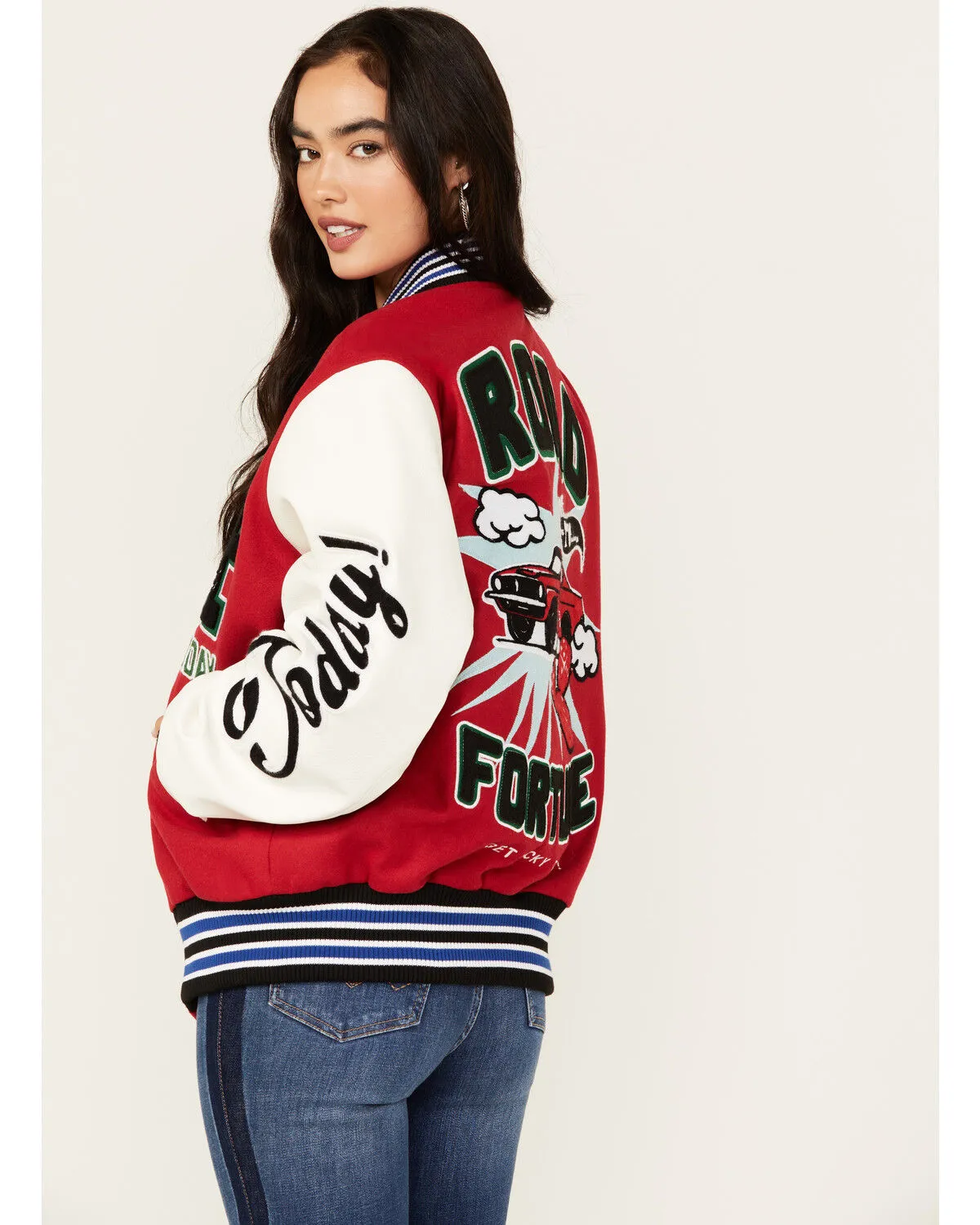 First Row Women's Road To Fortune Varsity Jacket