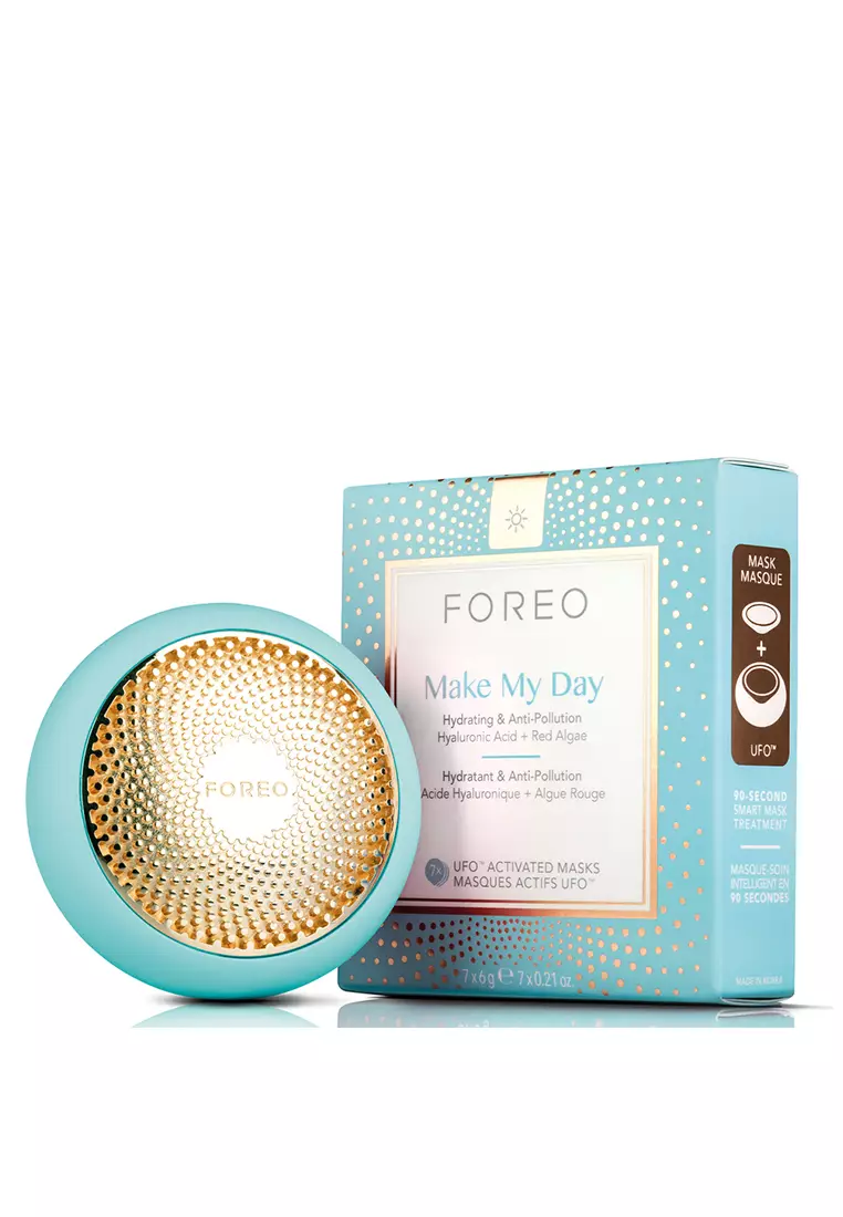 FOREO FOREO UFO 2 Full Facial Treatment Device with Advanced Heating Cooling LED Light Therapy Compatible With all UFO and Sheet