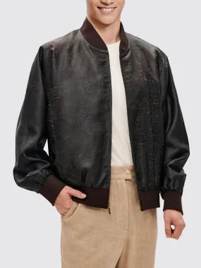 Gambiered Guangdong silk jacket