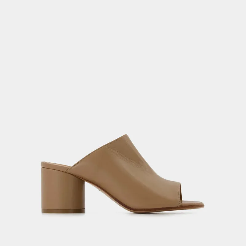 Hannah Sandals - Maison Margiela - Chamois - Leather