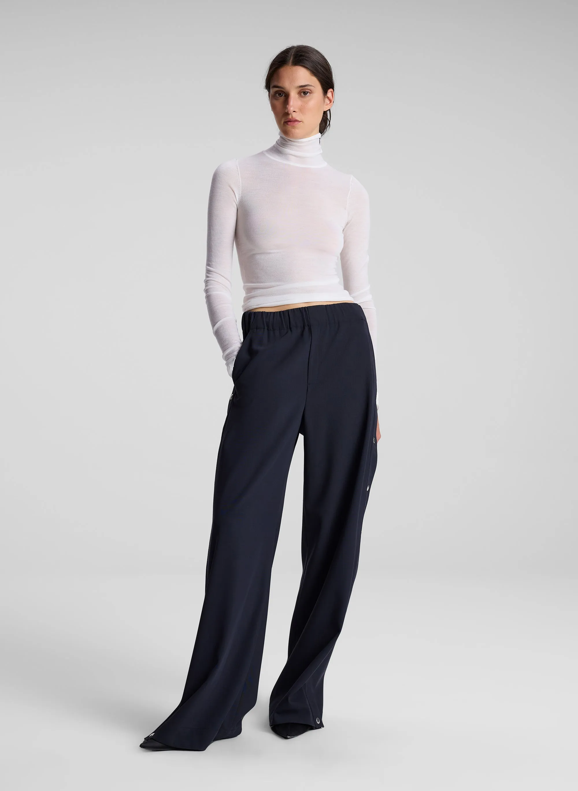 Hayes Fine Merino Turtleneck Top