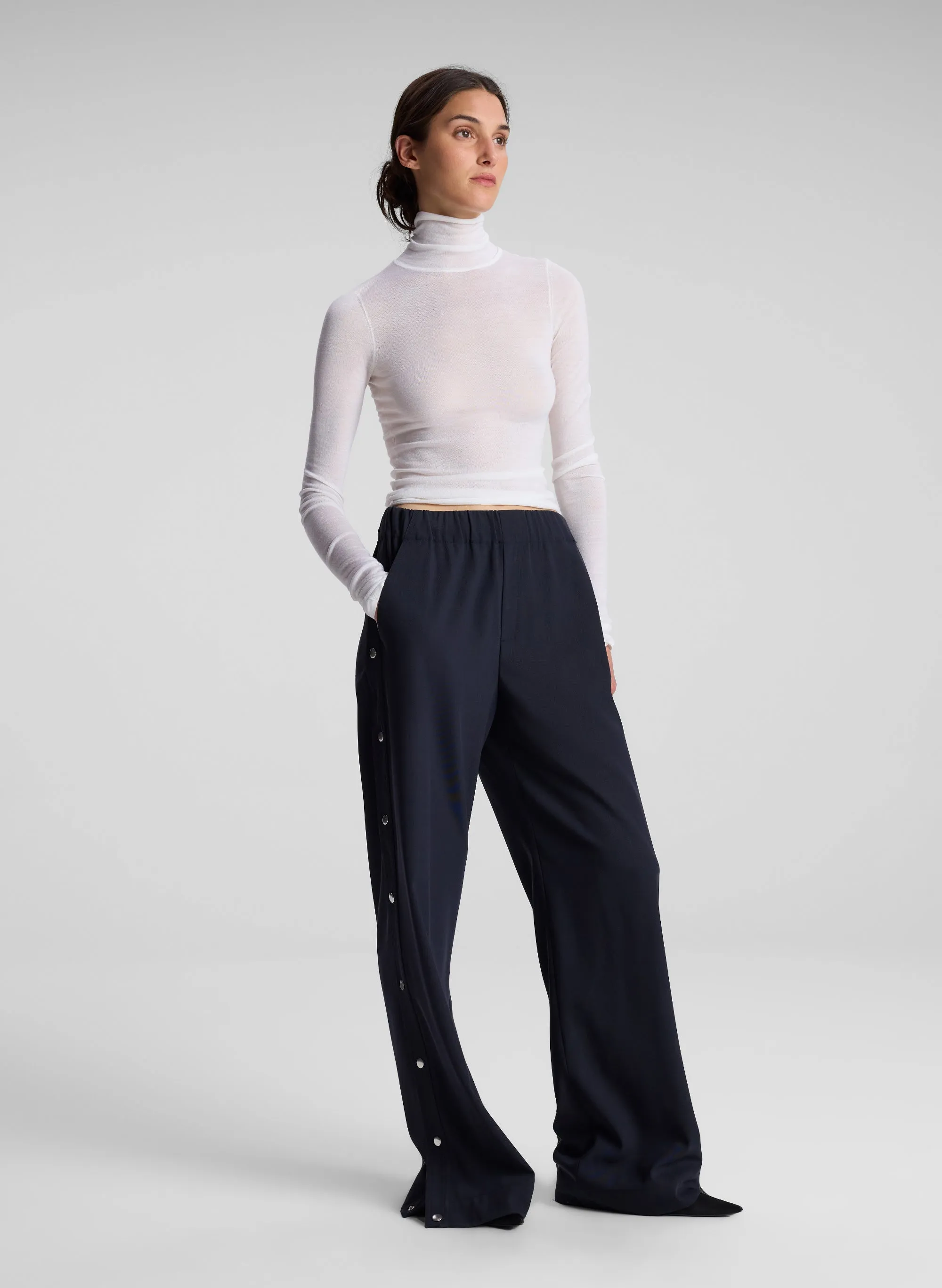 Hayes Fine Merino Turtleneck Top