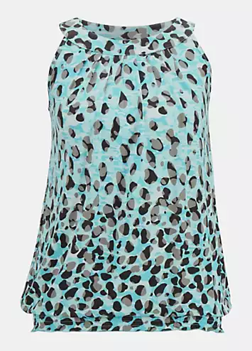 Heine Sleeveless Patterned Top | Grattan