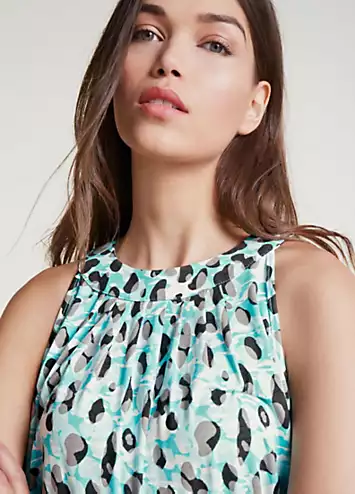 Heine Sleeveless Patterned Top | Grattan