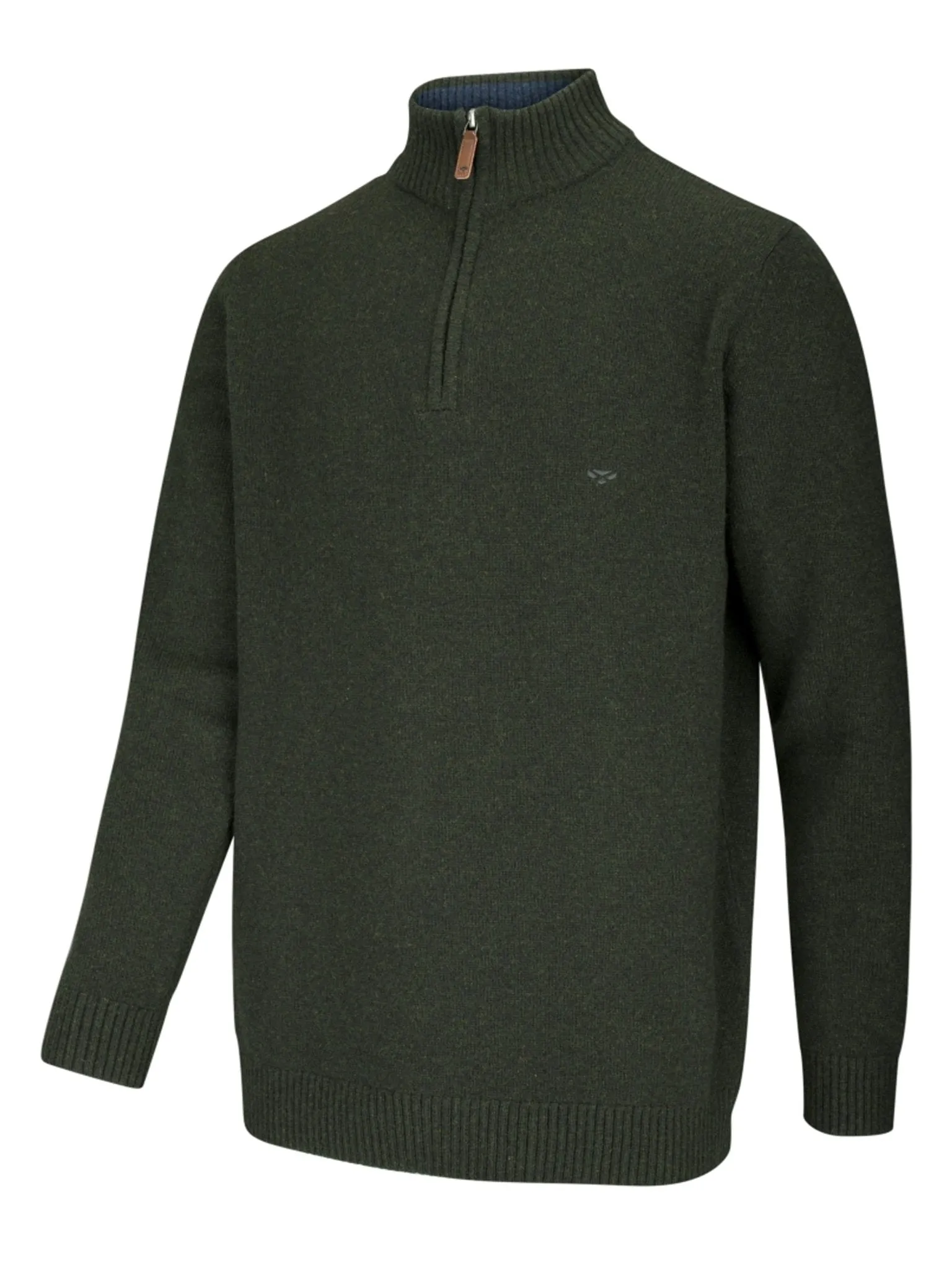 Hoggs of Fife - Mens 1/4 Zip Pullover / Jumper lambswool Lothian