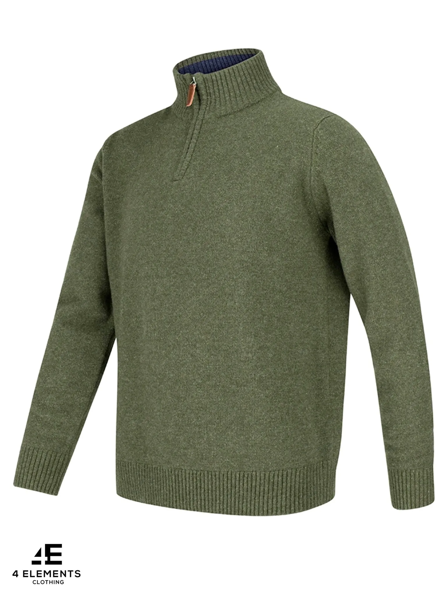 Hoggs of Fife - Mens 1/4 Zip Pullover / Jumper lambswool Lothian