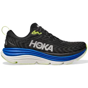 Hoka Men's Gaviota 5 Running Shoes Black / Electric Cobalt